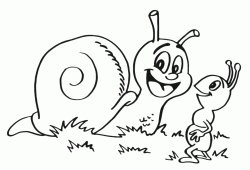 A snail and an ant speak