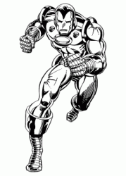 Iron Man runs