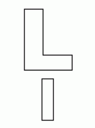 Letter L capital letters and lowercase