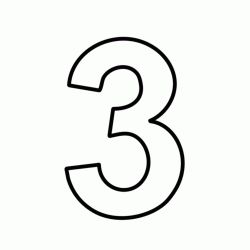 Number 3 (three)