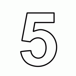 Number 5 (five)