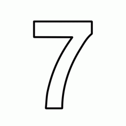 Number 7 (seven)