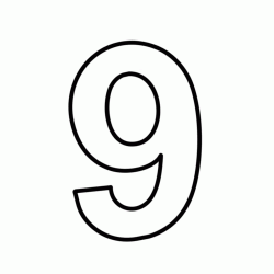 Number 9 (nine)