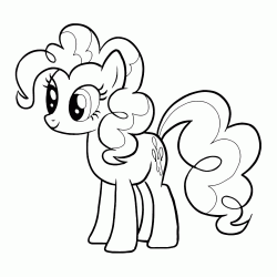 Pinkie Pie looks curious