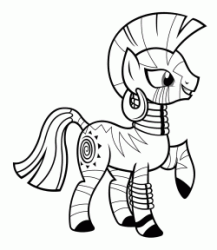 Zecora is a Twilight Sparkle and Apple Bloom's friend
