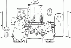 Peppa Pig Coloring Pages