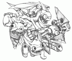 Spyro - Drobot - Trigger Happy - Boomer - Drill Sergeant