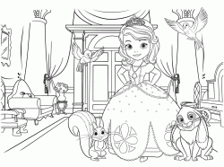 60 Disegni di Sofia La Principessa da Colorare  Cartoon coloring pages,  Disney princess coloring pages, Disney coloring pages