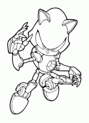 Metal Sonic the robot enemy of Sonic