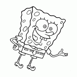 SpongeBob talking gesturing with his hands