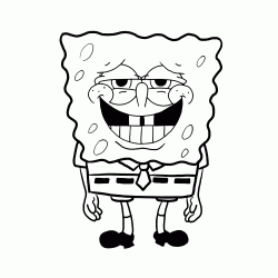 SpongeBob with swollen cheeks
