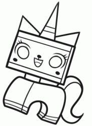 Princess Unikitty a unicorn horned kitten Master Builder