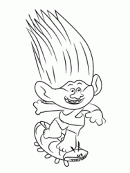 The Troll Aspen Heitz whizzes on his skateboard