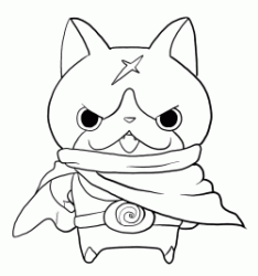 Yo kai Hovernyan with his cloak