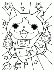 Yo kai Jibanyan is happy